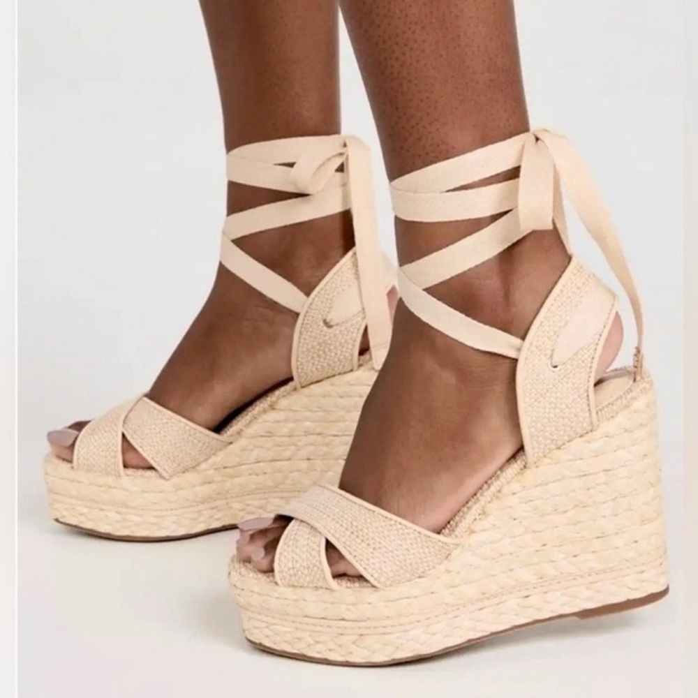 New  Sam Edelman Vaughn Ankle Tie Espadrille Size 10M
